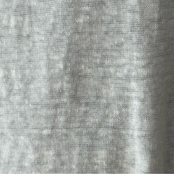 CURRENT/ELLIOTT “The Cosmos Tee” 100% Linen Flutter Sleeve Knit Top With Tag - Picture 7 of 14